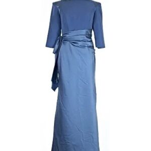 Sophisticated Blue Women's Wedding Dress